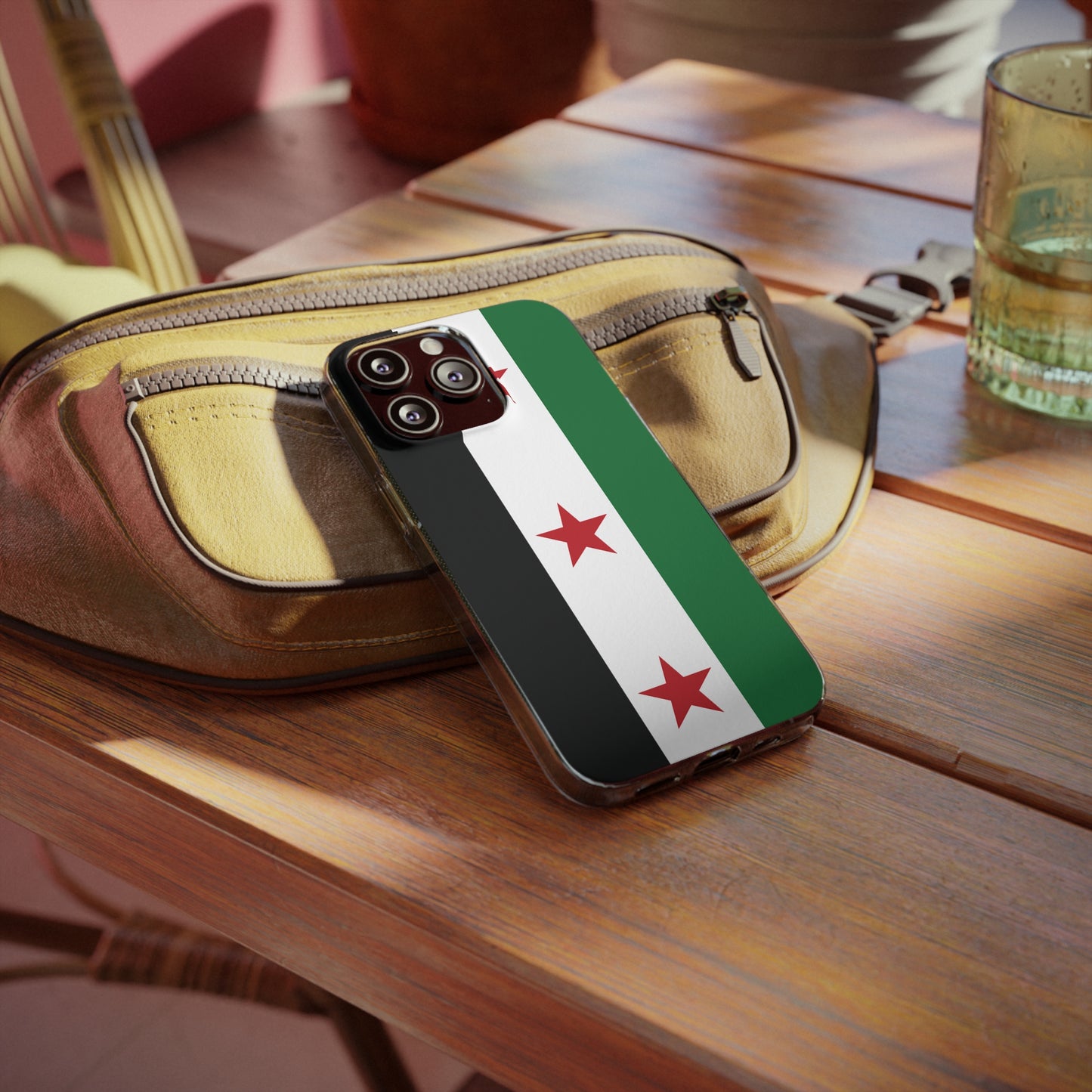 Syria Phone Cases - كقر علم سوريا