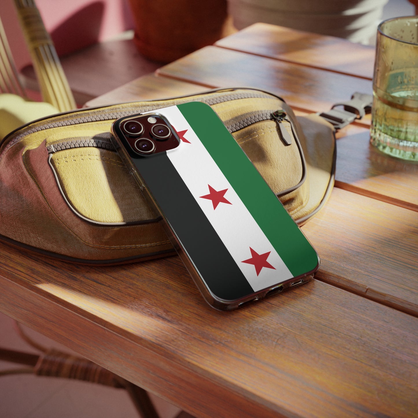 Syria Phone Cases - كقر علم سوريا